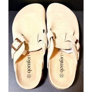 Genuine Suede Clogs by Qomfort size EU 45 USA size 12 women’s shoe new